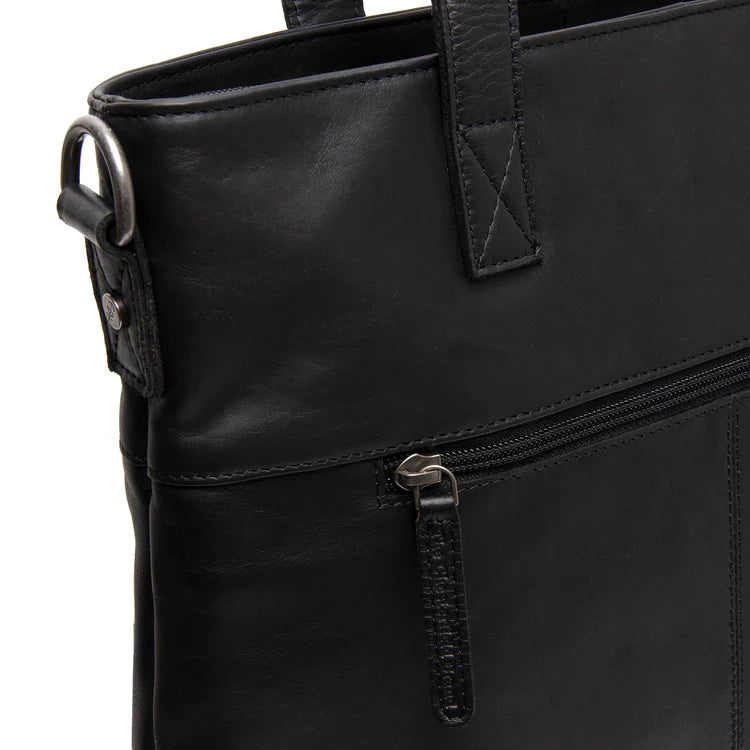 The Chesterfield Brand Nunavik Shoppingveske I Skinn Svart