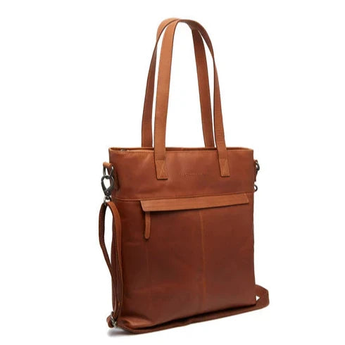 The Chesterfield Brand Nunavik Shoppingveske I Skinn Cognag