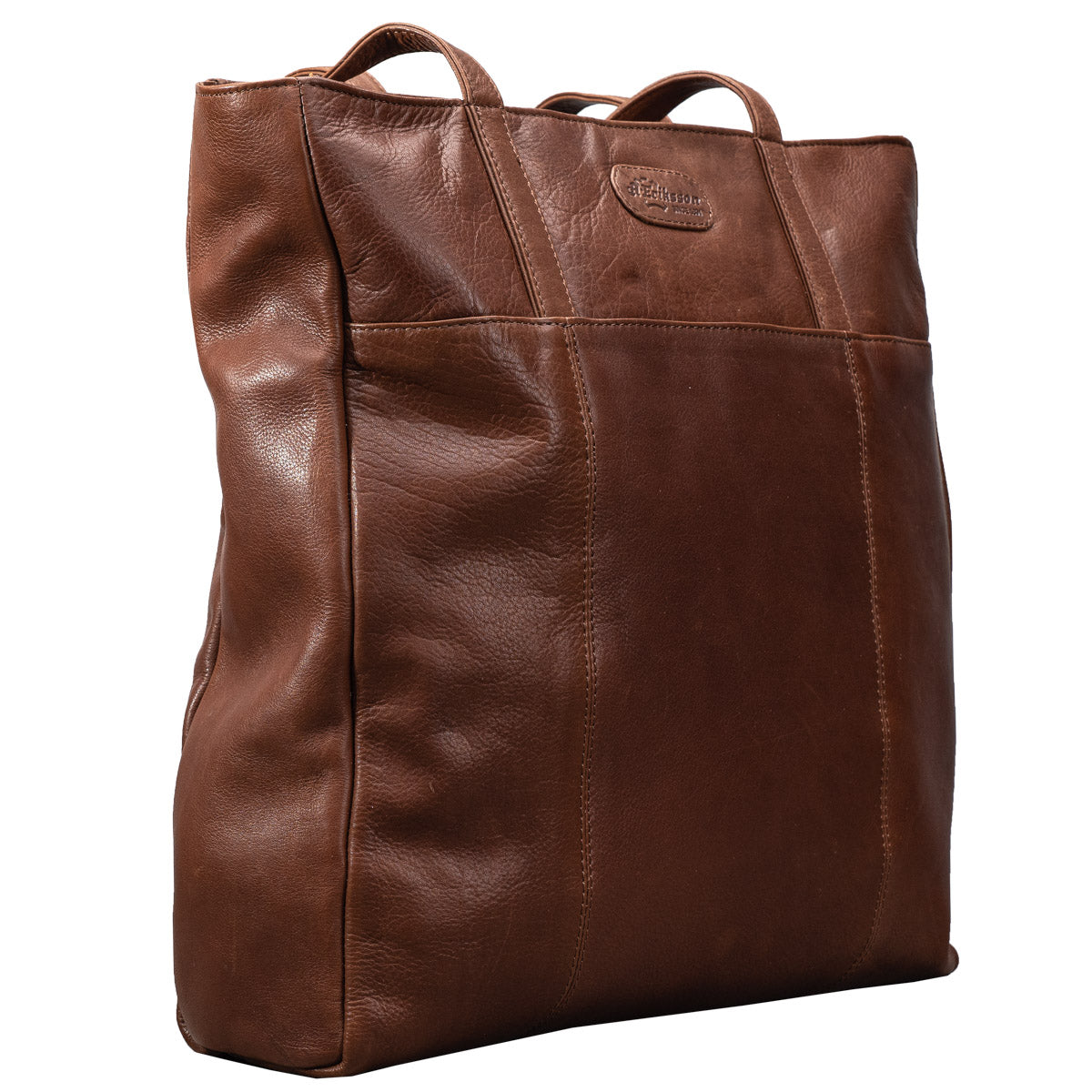 A. Eriksson Outi Shoppingveske I Skinn Brun