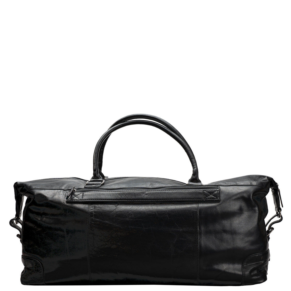 A. Eriksson Elwis Stor Weekend Bag I Skinn Svart 41L