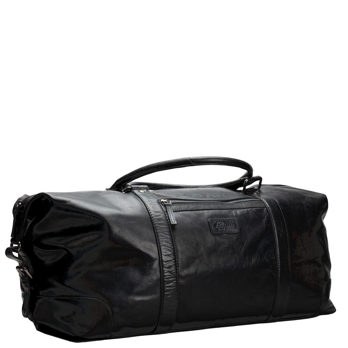 A. Eriksson Elwis Stor Weekend Bag I Skinn Svart 41L