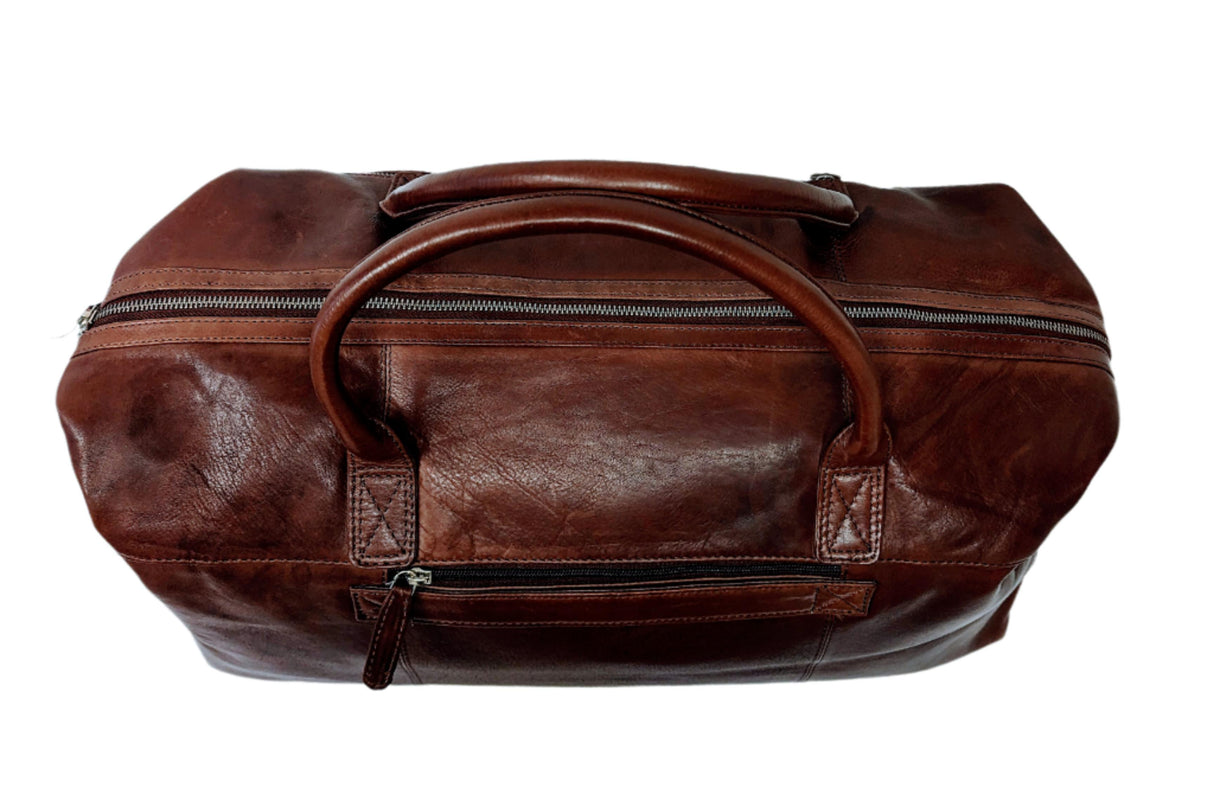 A. Eriksson Oiva Weekend Bag I Skinn Brun 32L