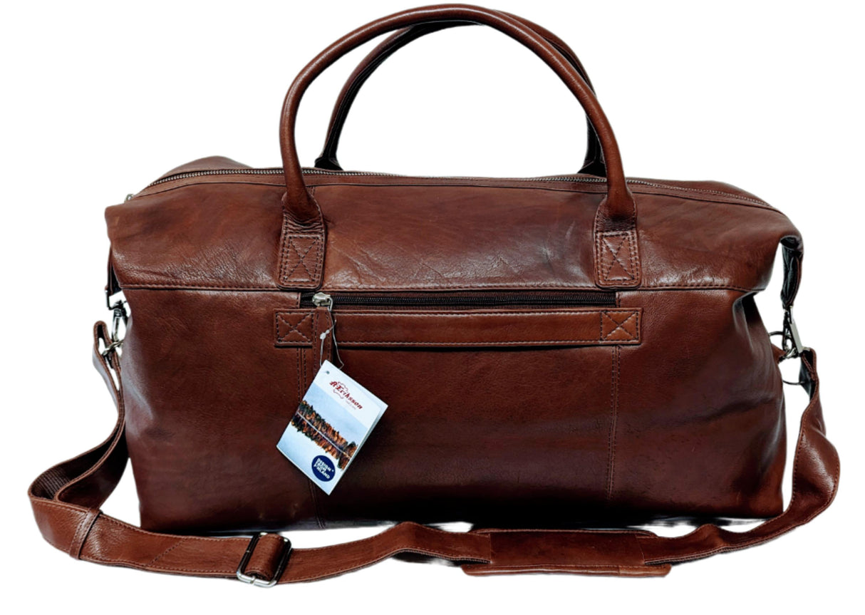 A. Eriksson Oiva Weekend Bag I Skinn Brun 32L