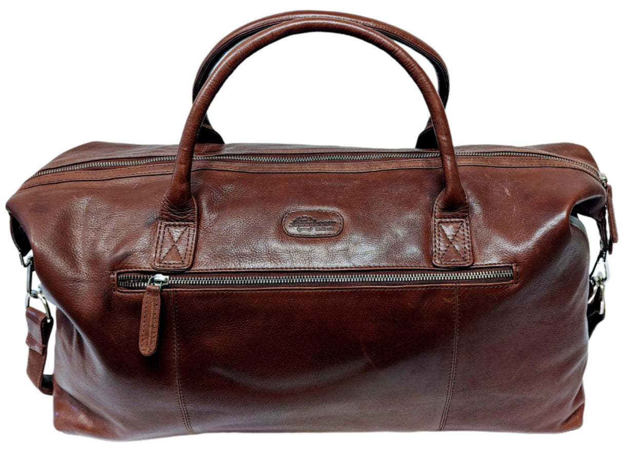 A. Eriksson Oiva Weekend Bag I Skinn Brun 32L