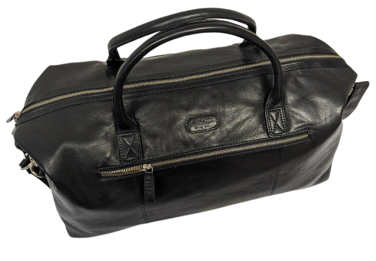 A. Eriksson Oiva Weekend Bag I Skinn Svart 32L