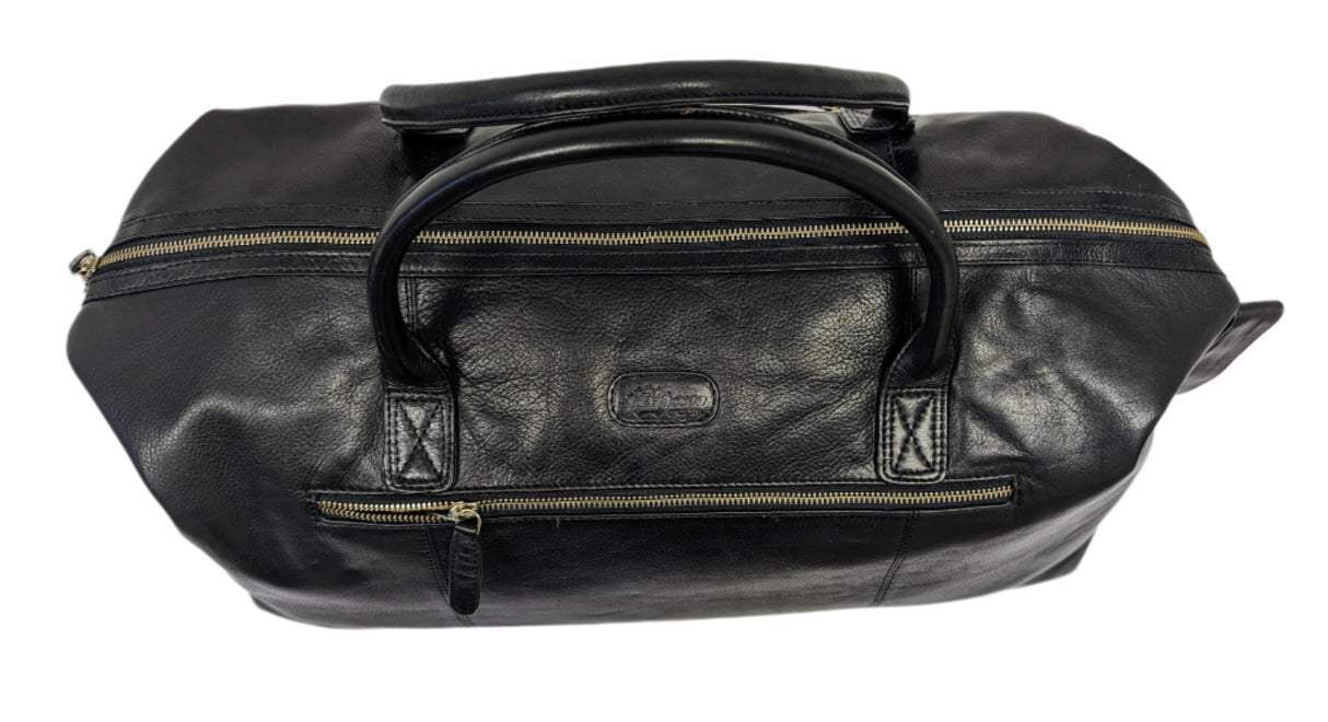 A. Eriksson Oiva Weekend Bag I Skinn Svart 32L