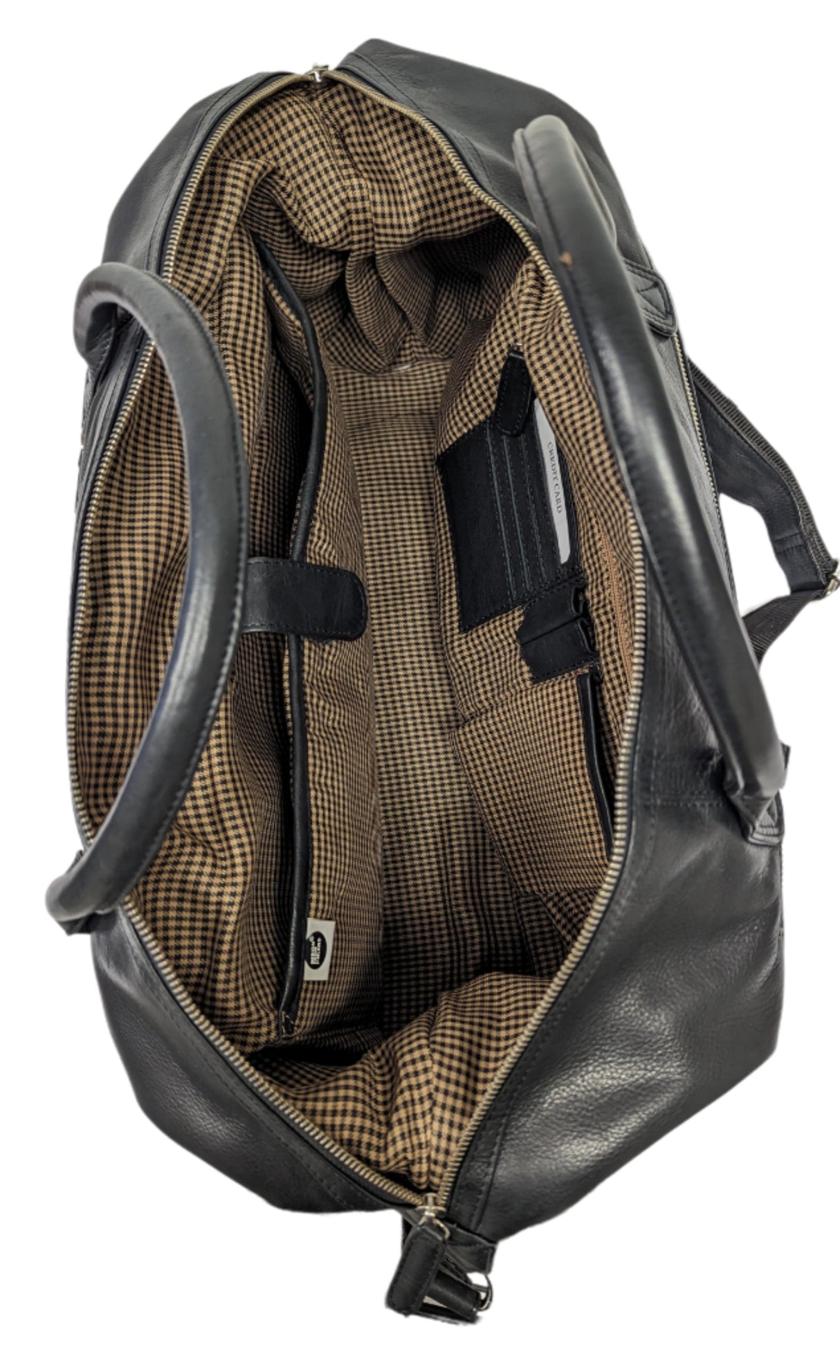 A. Eriksson Oiva Weekend Bag I Skinn Svart 32L