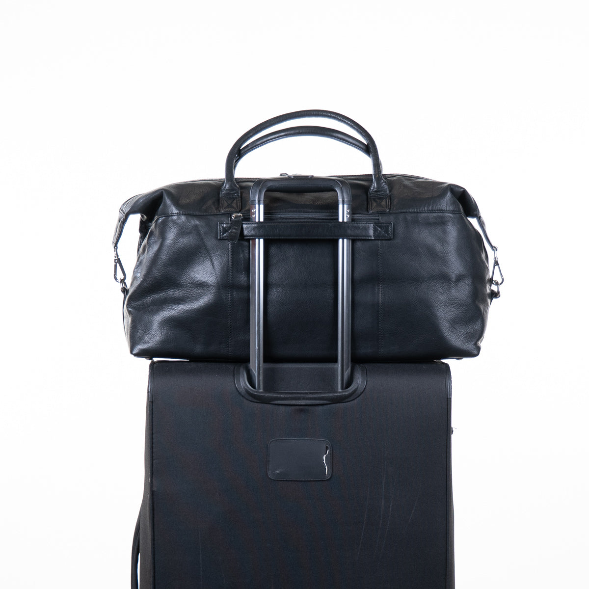 A. Eriksson Oiva Weekend Bag I Skinn Svart 32L