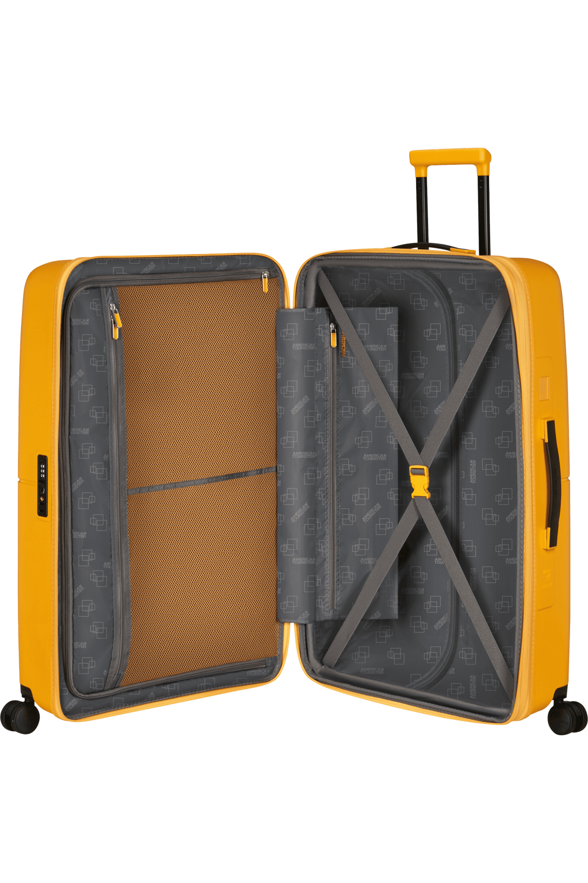 American Tourister Dashpop Utvidbar Koffert 77 cm Gul