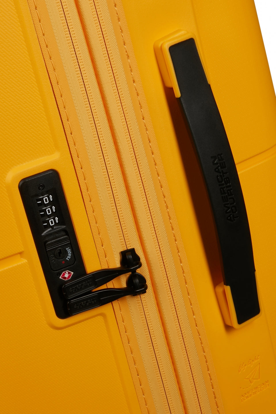 American Tourister Dashpop Utvidbar Koffert 77 cm Gul