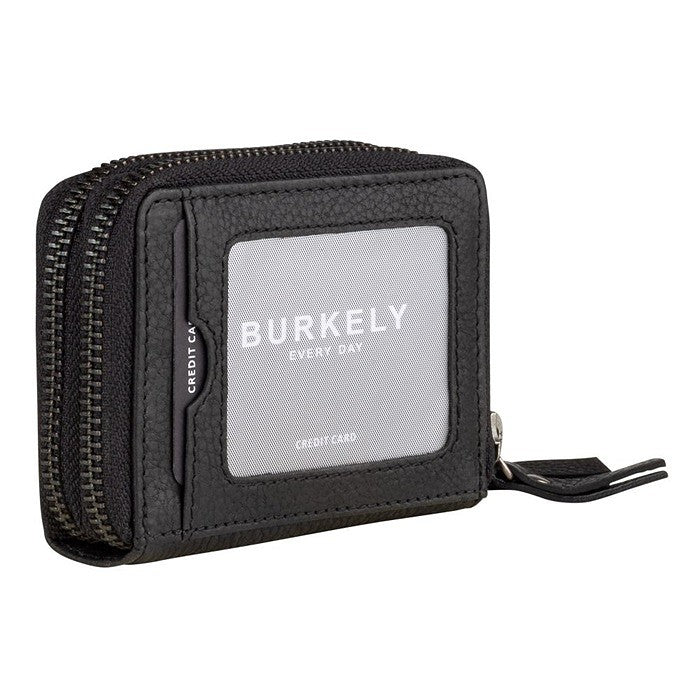 Burkely Antique Avery Lommebok S Double Zip Svart