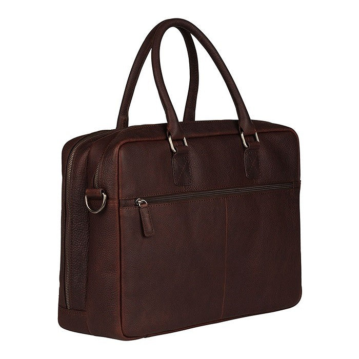 Burkely Fundametals Antique Avery Worker 15,6" Pc veske I Skinn Brun
