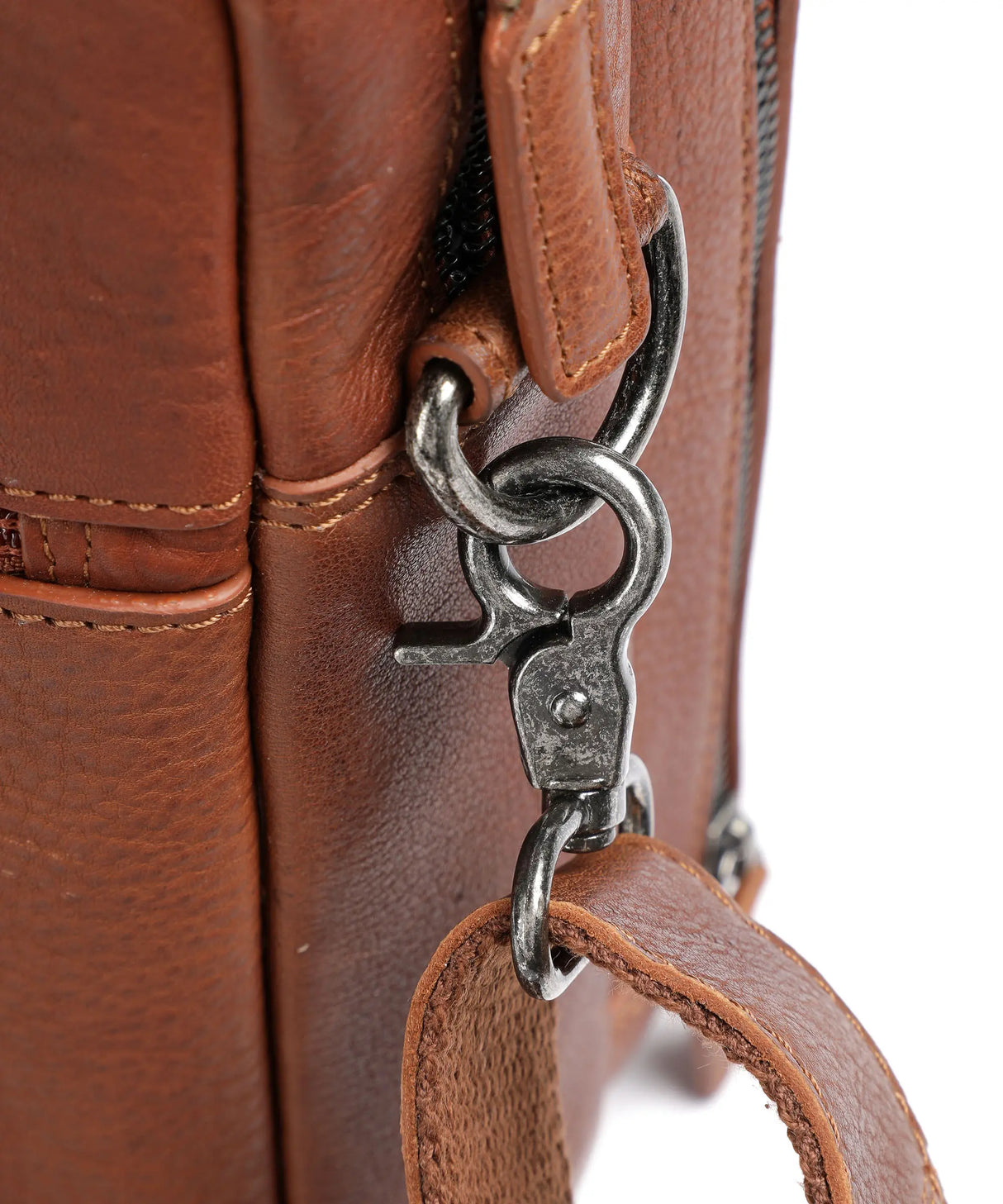 Burkely Fundametals Antique Avery Worker 15,6" Pc veske I Skinn Cognac