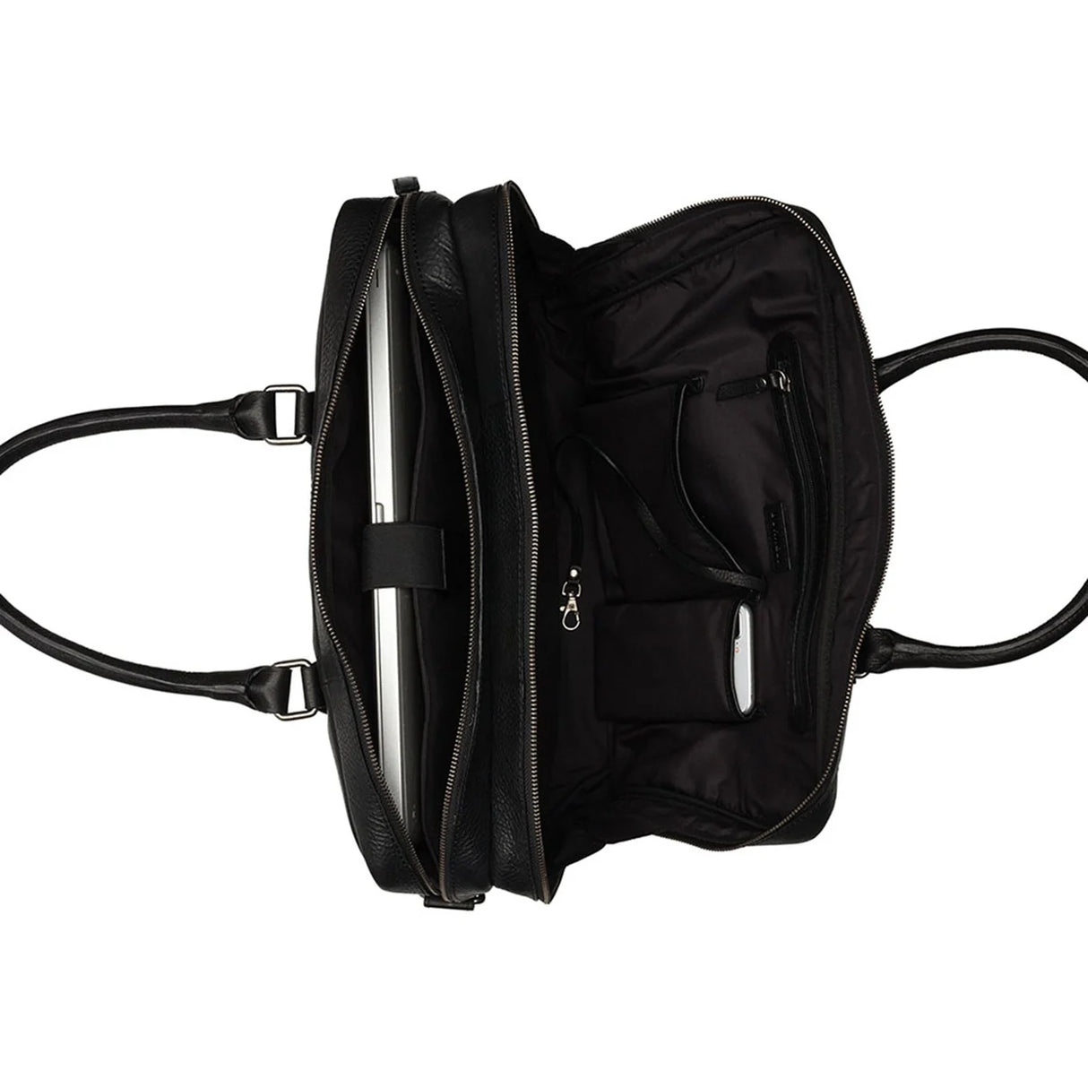 Burkely Fundamentals Antique Avery Worker 15,6" Pc veske I Skinn Svart