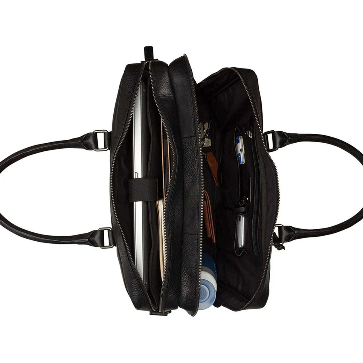 Burkely Fundamentals Antique Avery Worker 15,6" Pc veske I Skinn Svart