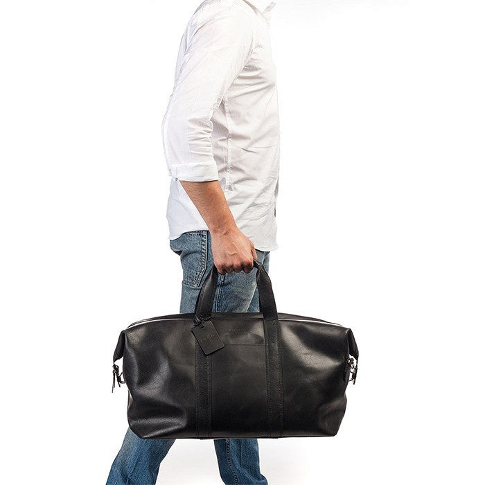 Burkely Fundamentals Sem Stor Weekend Bag I Skinn Svart