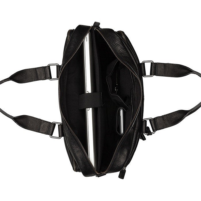 Burkely Fundametals Antique Avery Workbag 15,6" Pc veske I Skinn Svart