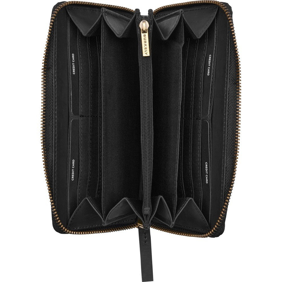 Burkely Cool Colbie Large Zip Around Wallet Svart