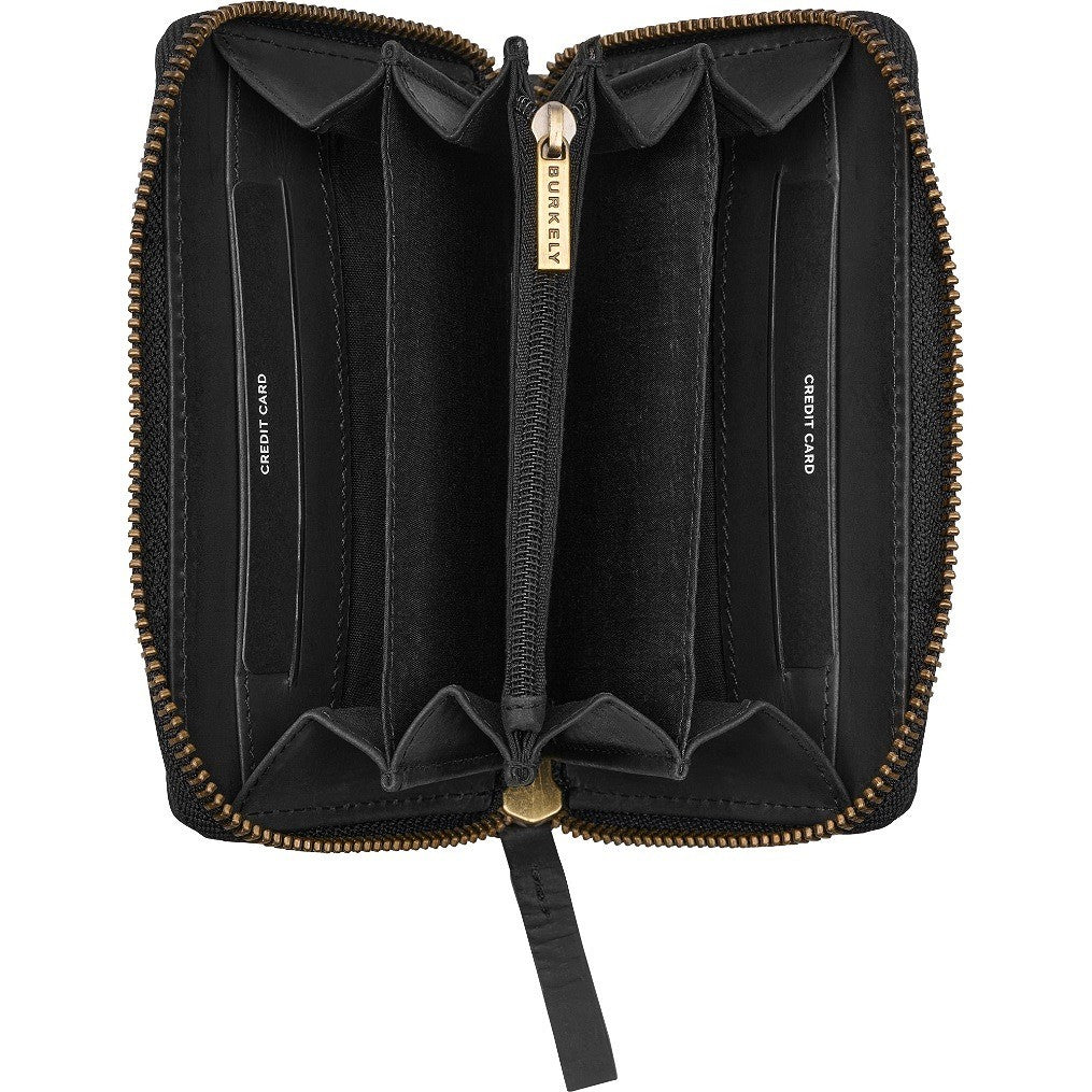 Burkely Cool Colbie Medium Zip Around Wallet Svart