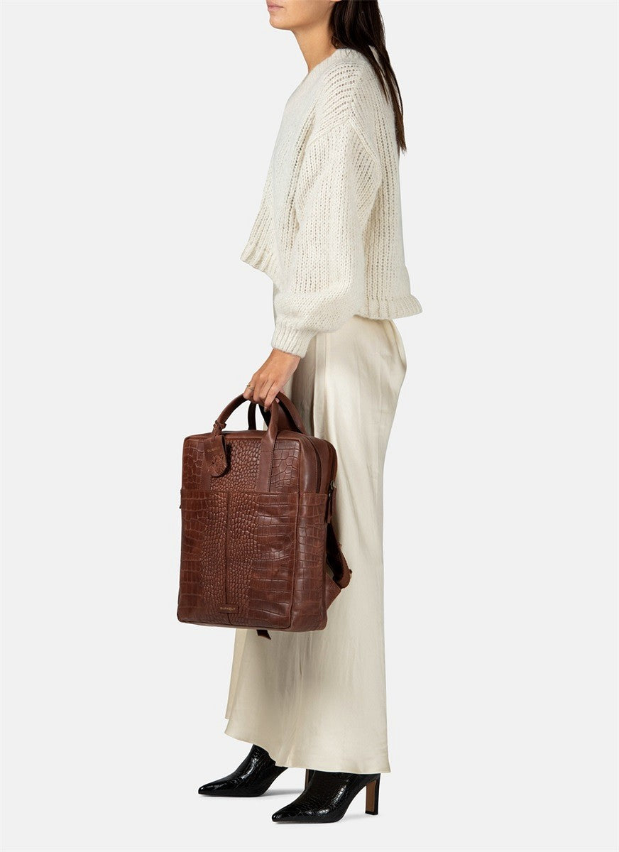 Burkely Cool Colbie Mellomstor Skinnsekk 14" Brun