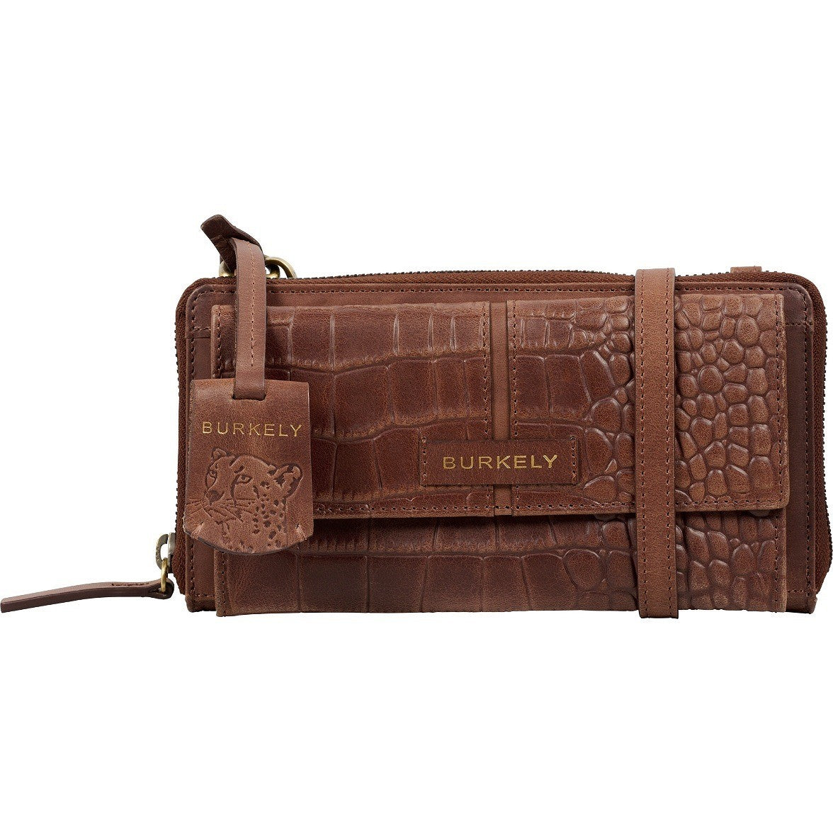 Burkely Cool Colbie Phone Wallet Liten Skinnveske Brun