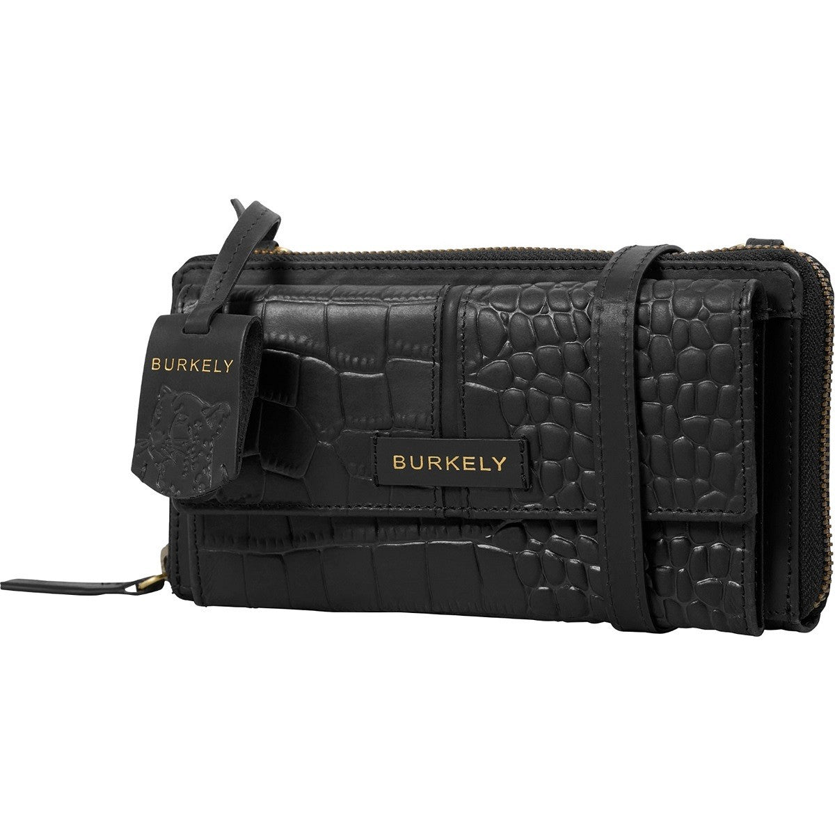 Burkely Cool Colbie Phone Wallet Liten Skinnveske Svart