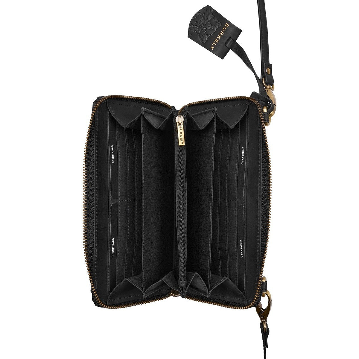 Burkely Cool Colbie Phone Wallet Liten Skinnveske Svart