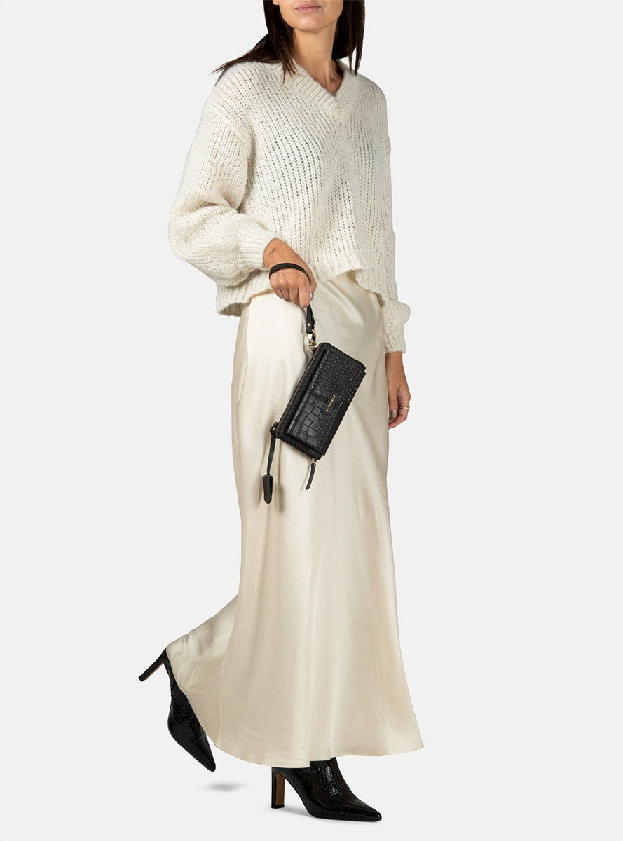 Burkely Cool Colbie Phone Wallet Liten Skinnveske Svart