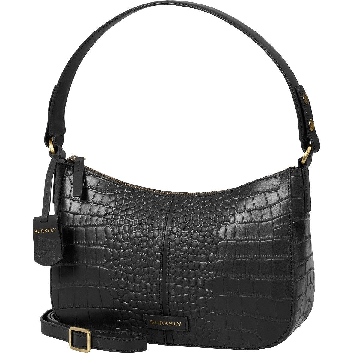 Burkely Cool Colbie Shoulderbag Mellomstor Skinnveske Svart