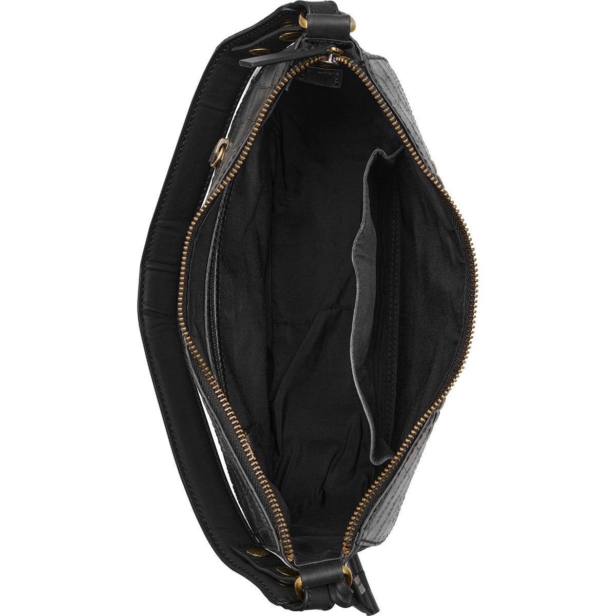 Burkely Cool Colbie Shoulderbag Mellomstor Skinnveske Svart