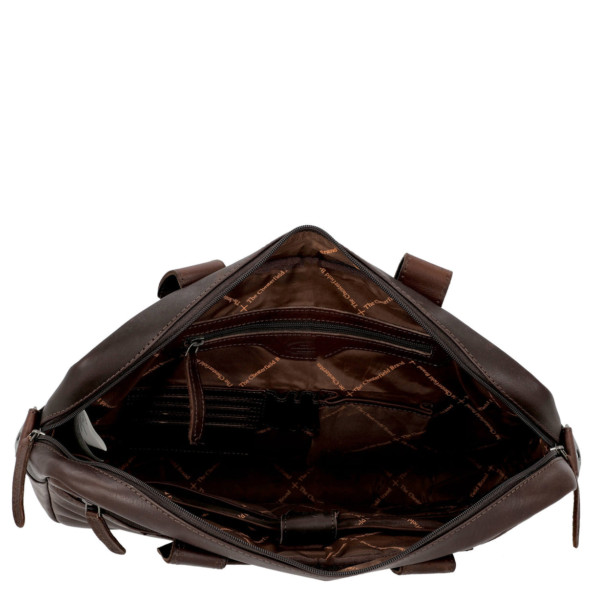 The Chesterfield Brand Calvi 15,6" Pc Veske I Skinn Brun