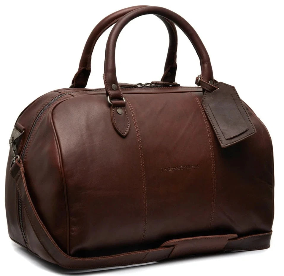 The Chesterfield Brand Liam Weekend Bag I Skinn Brun