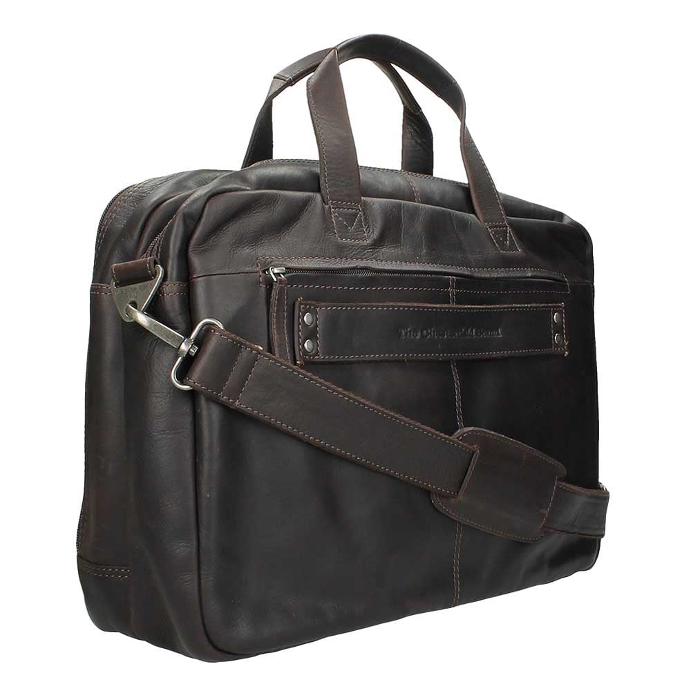 The Chesterfield Brand Ryan 17" Pc Veske I Skinn Brun