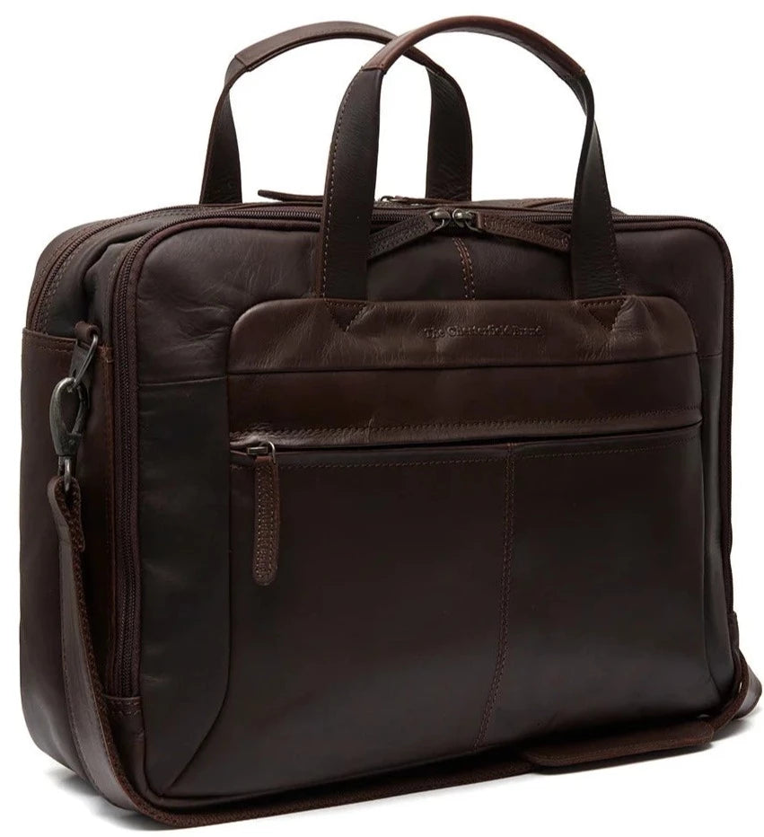 The Chesterfield Brand Ryan 17" Pc Veske I Skinn Brun