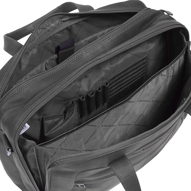 The Chesterfield Brand Ryan 17" Pc Veske I Skinn Svart