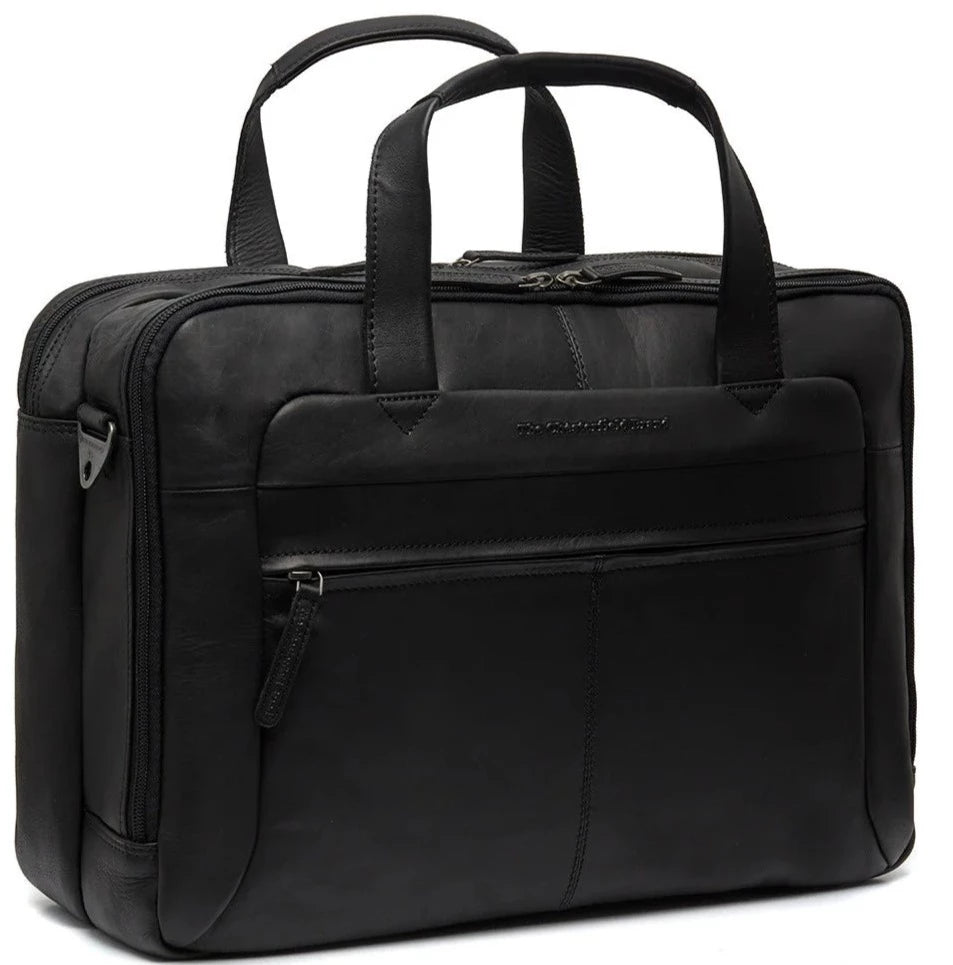 The Chesterfield Brand Ryan 17" Pc Veske I Skinn Svart