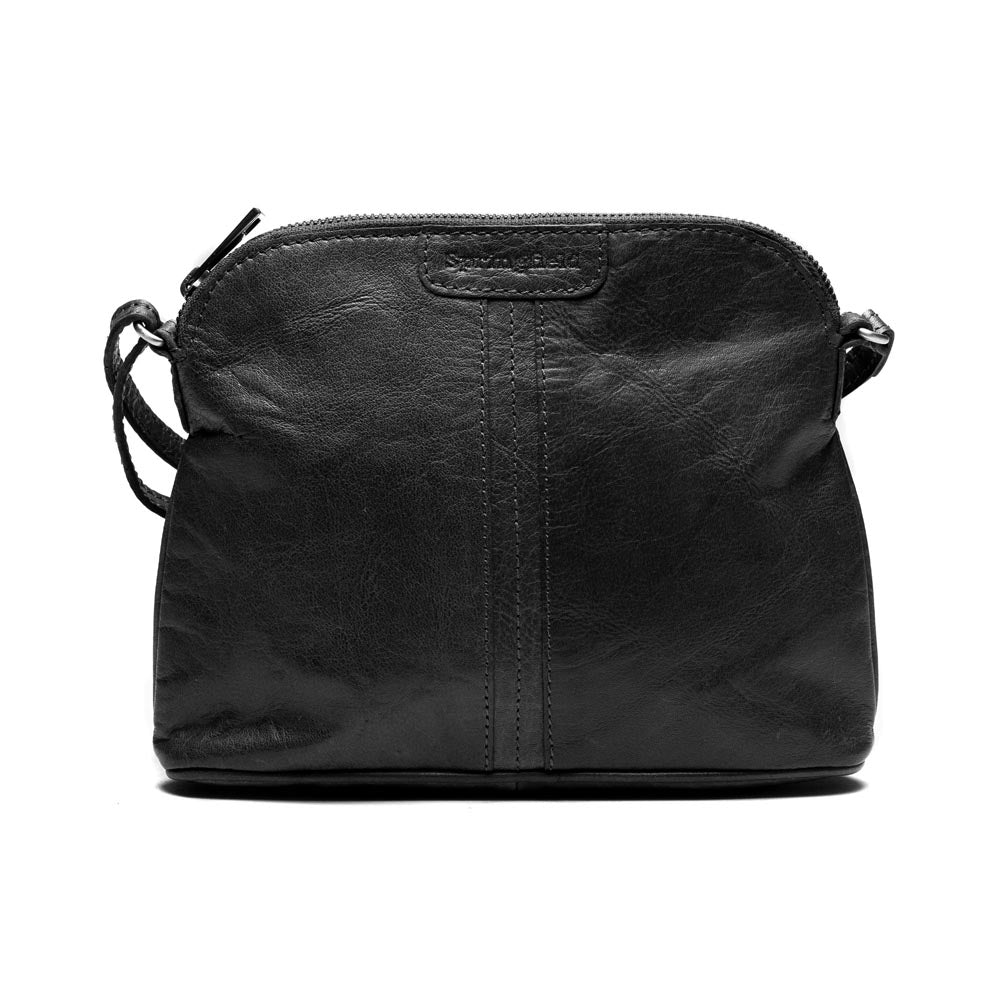 Springfield Liten Crossoverveske I Skinn Brun