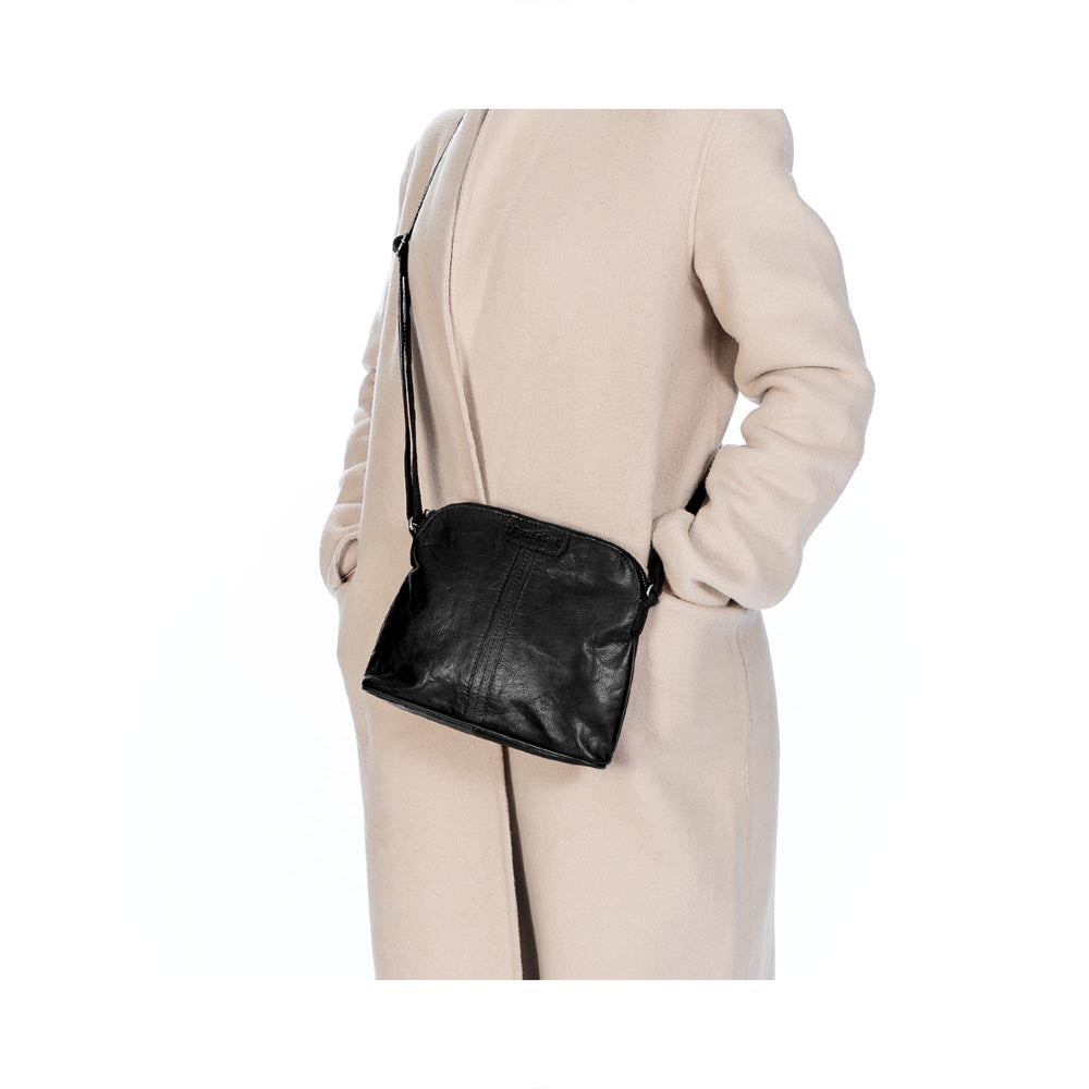 Springfield Liten Crossoverveske I Skinn Brun