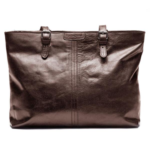 Springfield Stort Veskenett I Skinn Brun