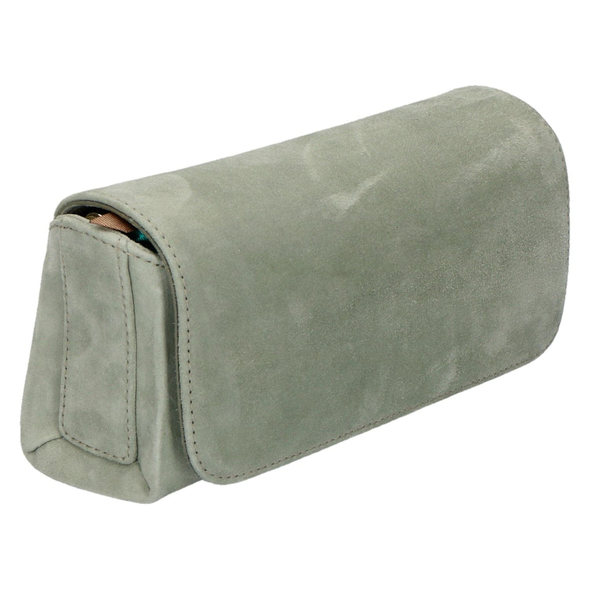 Unisa Zdream Clutch Veske i Semsket Skinn Grønn