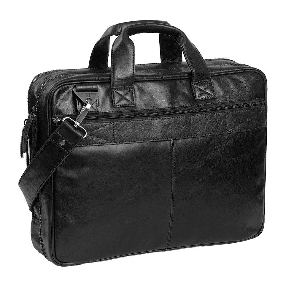 The Chesterfield Brand Manuel 15,4" Pc Veske I Skinn Svart
