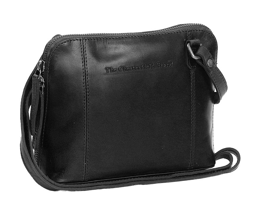 The Chesterfield Brand River Liten Crossover Veske I Skinn Svart