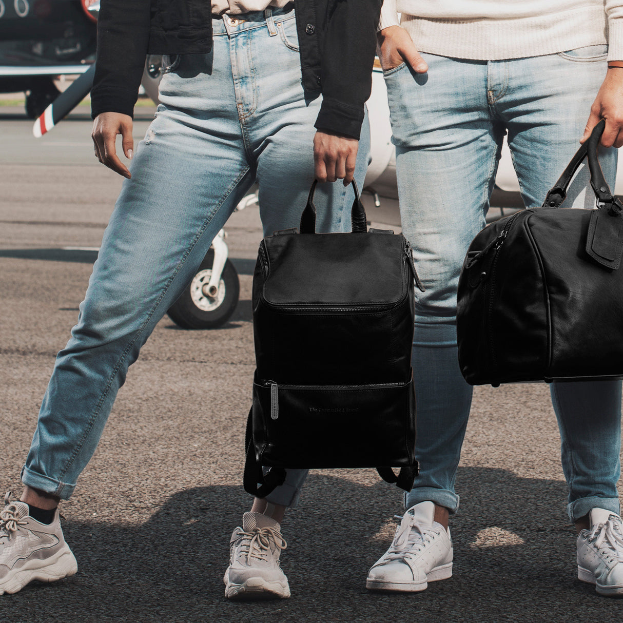 The Chesterfield Brand Sanya 14" Pc Sekk I Skinn Svart