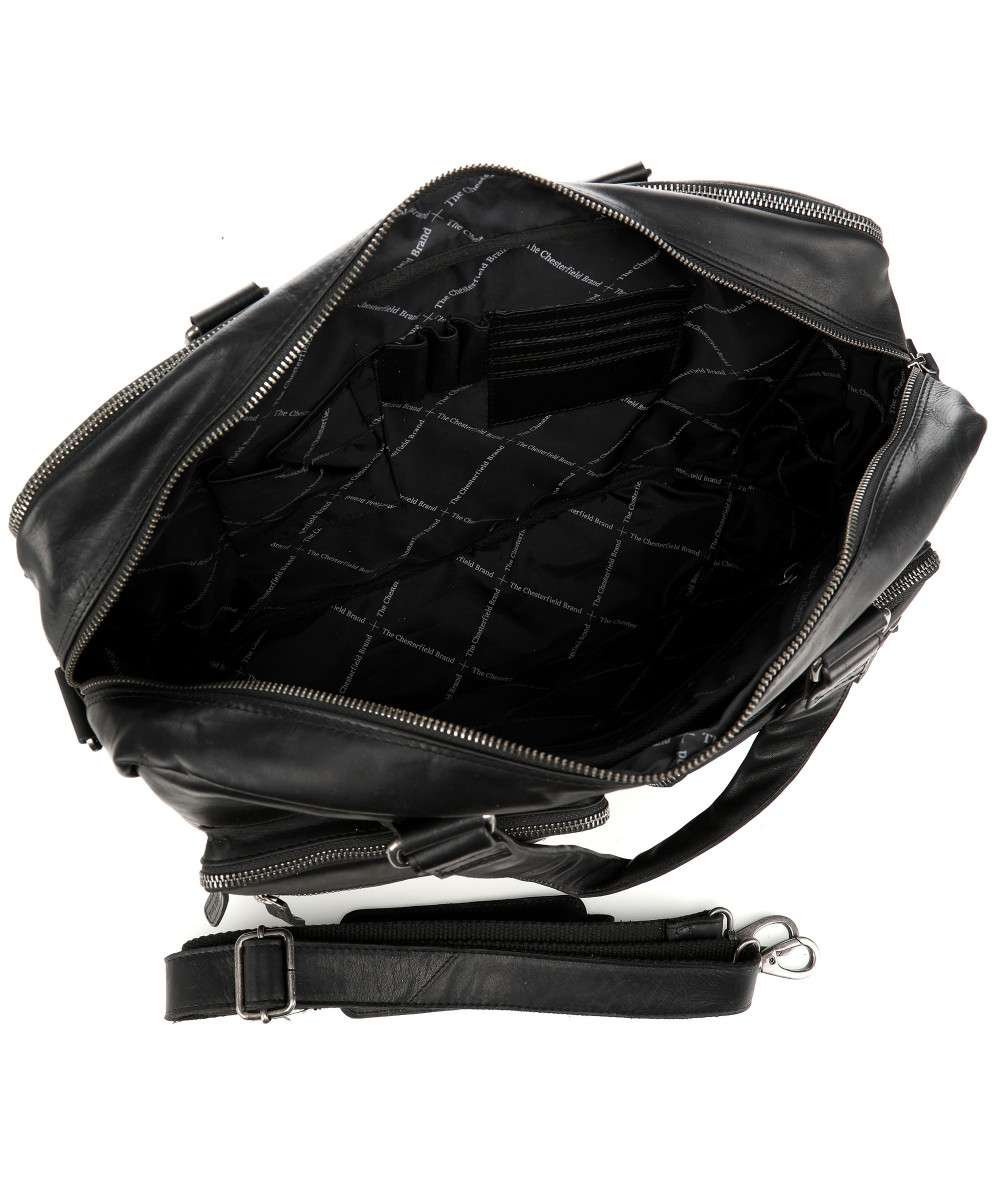 The Chesterfield Brand Misha 17" Pc Veske I Skinn Svart