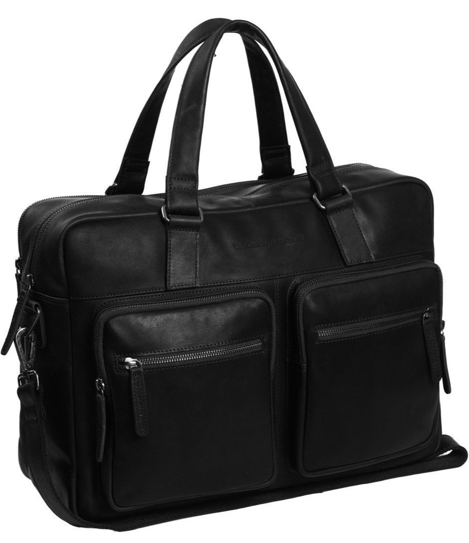 The Chesterfield Brand Misha 17" Pc Veske I Skinn Svart
