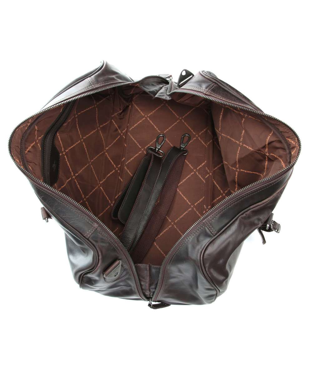 The Chesterfield Brand William Weekend Bag I Skinn Brun