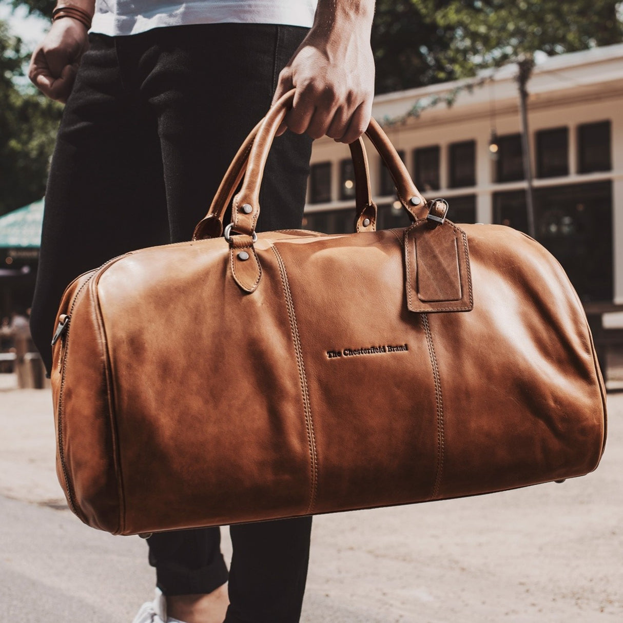 The Chesterfield Brand William Weekend Bag I Skinn Cognac