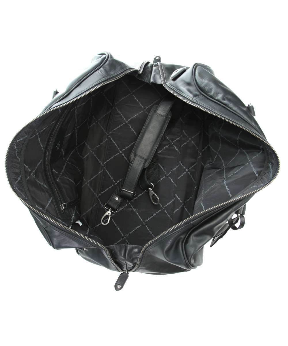 The Chesterfield Brand William Weekend Bag I Skinn Svart