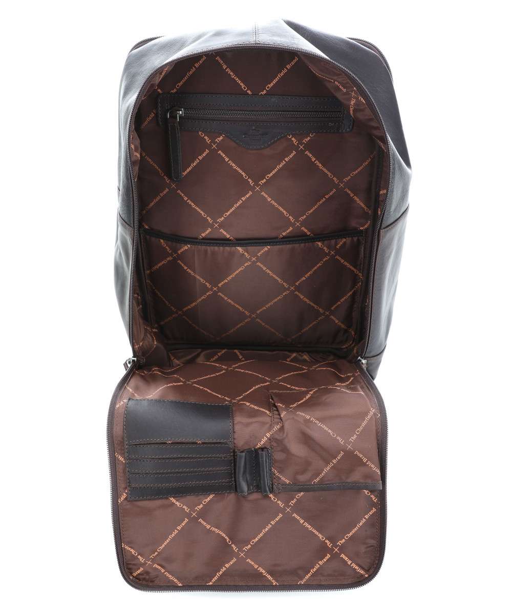 The Chesterfield Brand Belford 14" Pc Sekk I Skinn Brun