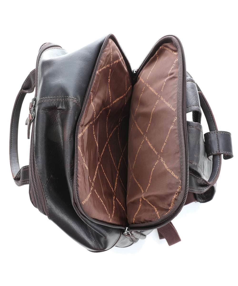 The Chesterfield Brand Belford 14" Pc Sekk I Skinn Brun